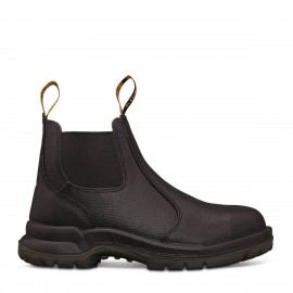 OLIVER  BLACK ELASTIC SLIP ON BOOT