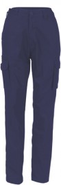 DNC, 3322 , Ladies Cotton Drill Cargo pant