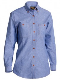 BISLEY LADIE BLUE CHAMBRAY SHIRT