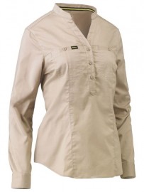 BISLEY LADIE STRETCH V NECK SHIRT