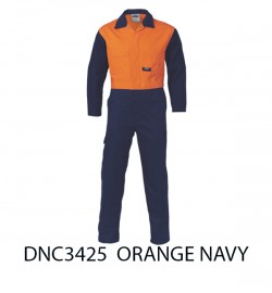 DNC 3425 , Patron Saint® Flame Retardant Two Tone Drill Overall