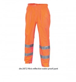 DNC 3872, HiVis D/N Breathable Rain Pants with 3M R/Tape