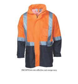 DNC 3879, HiVis Two Tone Light weight Rain Jacket